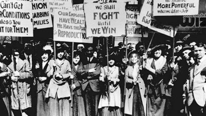 Protesti žena u SAD početkom 20. vijeka povodom 8. marta