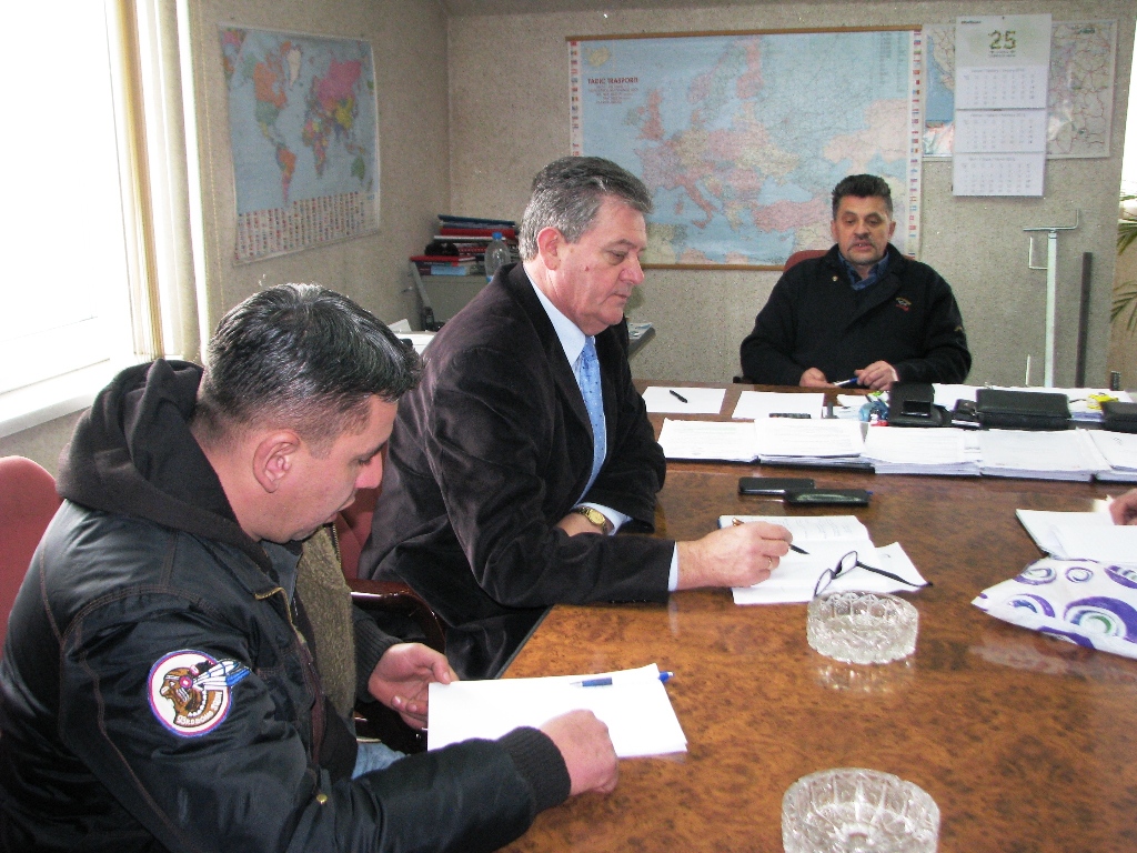 Sa članovima sindikalnog odbora učestvovao u pregovorima sa direktorom ‘Metala’ Markom Gončinom