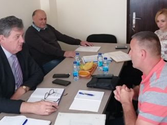 Састанак предсједника Пеулића са директором А.Д. Каменоломи Зворник