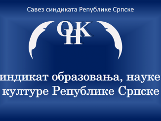 Dopis Sindikata ONK Republike Srpske nadležnom Ministarstvu - potpisati Posebni kolektivni ugovor za zaposlene u predškolskim ustanovama
