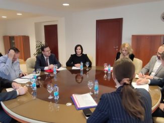 Sastanak delegacije Saveza sindikata Republike Srpske sa ministrom Mitrovićem