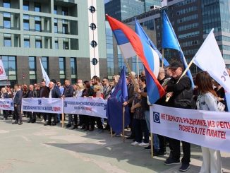 Протестно окупљање поводом Првог маја – Међународног празника рада