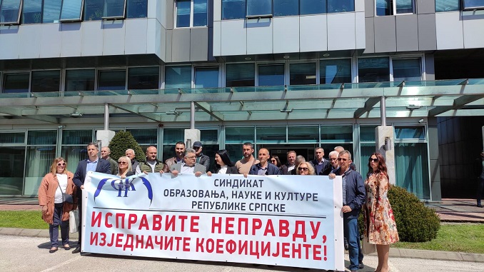 Poruka nezadovoljnih radnika Vladi Srpske: Ispravite nepravdu, izjednačite koeficijente!