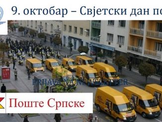 Честитка поводом 9. октобра – Свјетског дана Поште