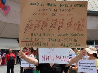 Данас мирни протести радника ЈУ „Центар за предшколско васпитање и образовање“ Бањалука