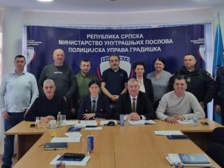 Руководство Синдиката радника унутрашњих послова у радној посјети ПУ Градишка и Синдикалној организацији ПУ Градишка