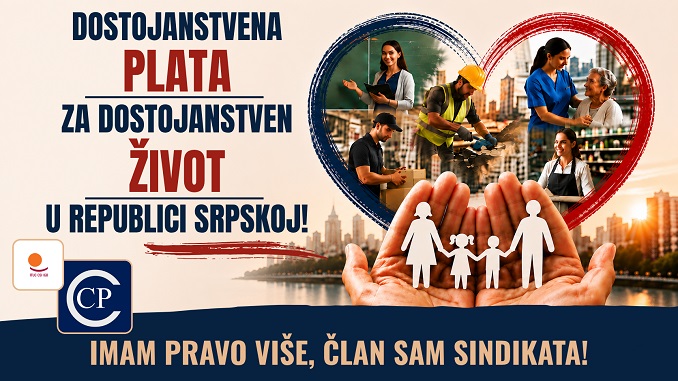 Predstavljanje rezultata istraživanja o uslovima rada, kvalitetu života, dostojanstvenoj plati i budućnosti radnika u Republici Srpskoj